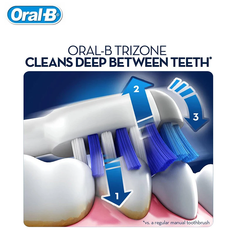 Oral B электрическая зубная щетка замена головки EB17 EB18 EB20 EB25 EB30 EB50 EB60 применяется ко всем Oral B 2D 3D серии iBrush (art.: 7a7cd30ab) - 7a7cd30ab