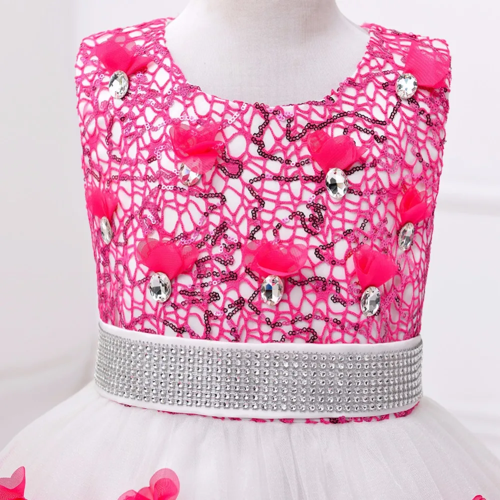 Ladystreet Высокое качество Лето для маленьких девочек без рукавов Хрустальная