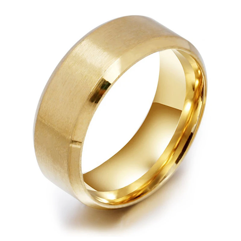 Gold Магнитные кольца из нержавеющей стали, медицинское магнитное кольцо для потери веса, инструменты для похудения, фитнес кольцо для уменьшения веса - Цвет: Gold