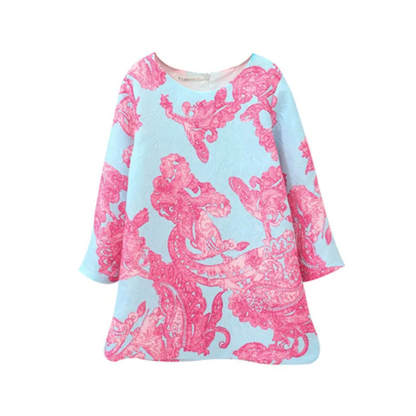 ZJHT 2019 Toddler Spring Long Sleeve Cotton Dress For Kid Girls Clothes Baby Princess Pullover Dresses Children's Clothing MY116 | Детская