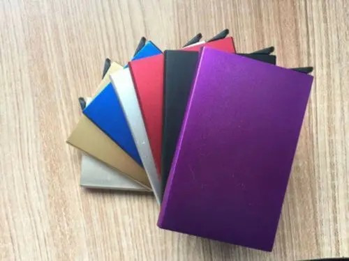 Новинка 2019 мужской алюминиевый Магнитный кошелек с зажимом для денег и передним