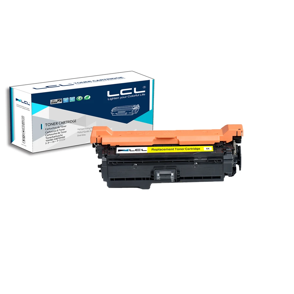 Лазерный тонер-картридж LCL 507X 507A CE400X CE401A CE402A CE403A (4 упаковки) совместимый с HP Enterprise
