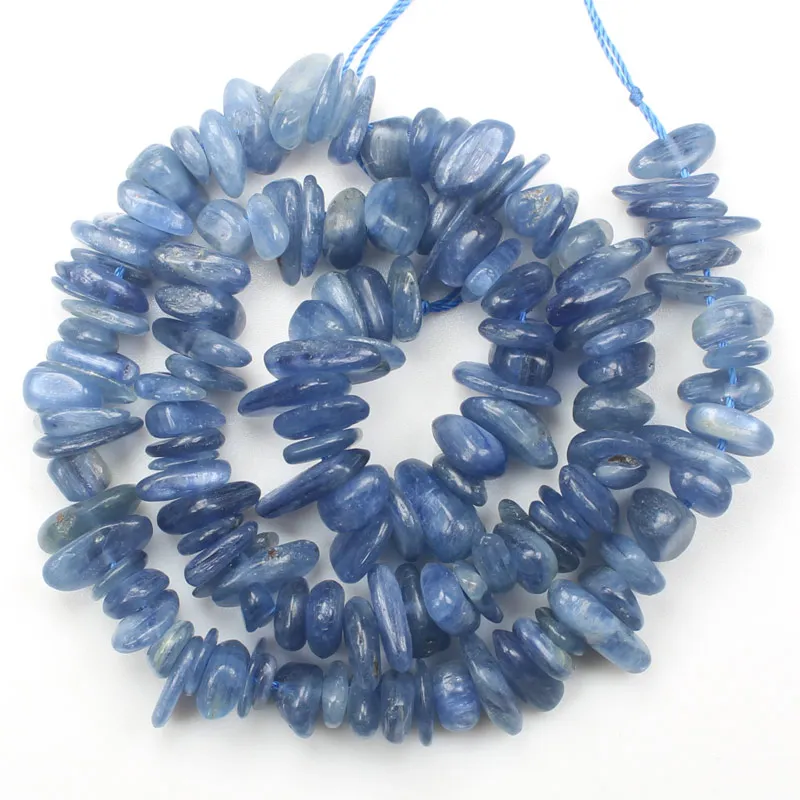 Kyanite B Бусины из натурального камня 15 дюймов, нестандартный Rondelle 9-12 мм Sunstone, Aquamarines, апатит, гранат, для изготовления ювелирных изделий своими руками - Цвет: Kyanite B