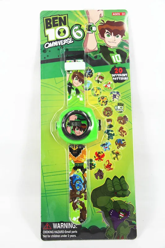 Ben 10 Ultimate Omnitrix часы Стиль Дети проектор часы Япония подлинные Ben10 часы игрушки наручные часы - Цвет: D