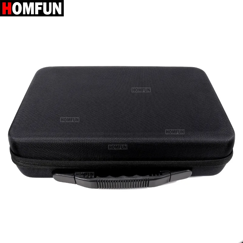 black HOMFUN 60 бутылок коробка для алмазной живописи контейнер для инструментов Коробка Для Хранения Чехол-держатель ручная сумка на молнии дизайн противоударный Прочный - Цвет: black