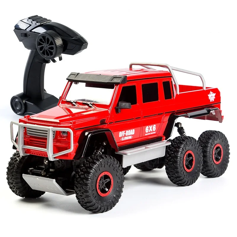 RC Truck Off-Road Monster Pickup Remote Control Vehicle Rock Crawler Transporter 6WD 2.4G Electronic Toys Kids Gift | Игрушки и хобби