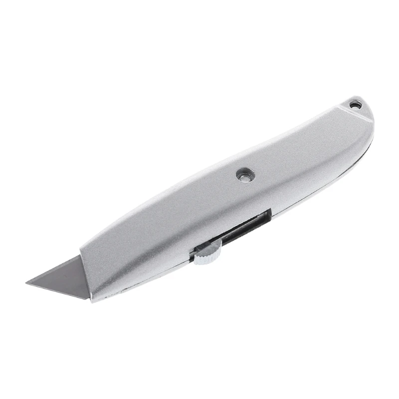

Fixed Multi Utility Knife Cutter Aluminum Retractable Razor Blade Knife Tools Utility Cutter