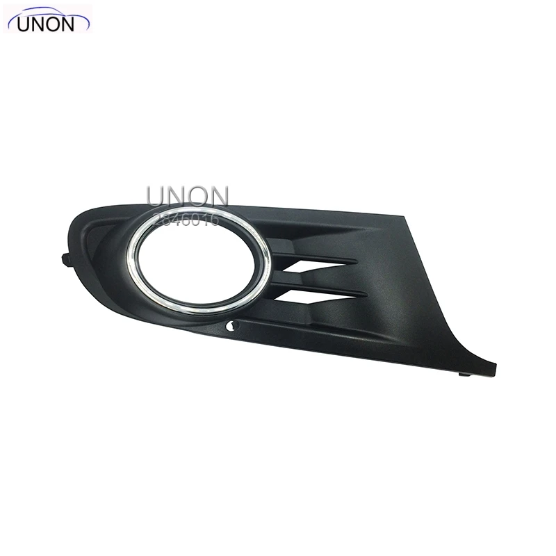 Right fog lamp frame Автомобильная Передняя Нижняя Центральная решетка бампера+ противотуманный светильник черные решетки для V-W GOLF MK6 2009 2010 2011 2012 2013 - Цвет: Right fog lamp frame