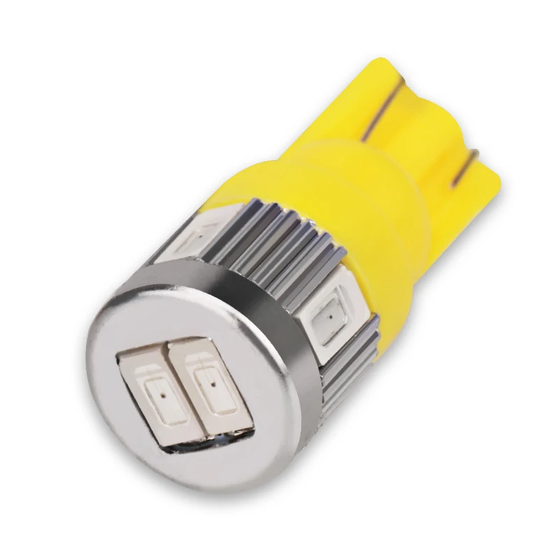 T10 W5W 194 501 5630 SMD 6 светодиодов 12 В автомобильная лампа для габаритных огней