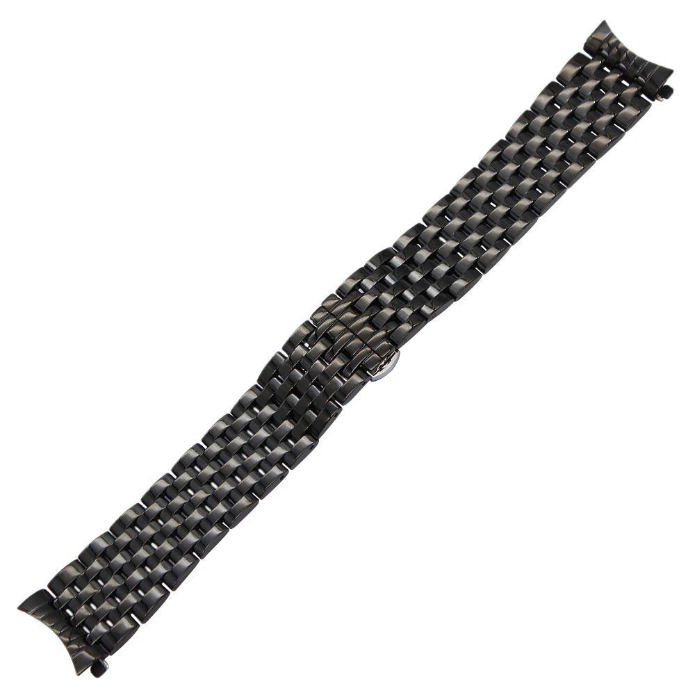 Ремешок изогнутый из нержавеющей стали для часов браслет Мориса Lacroix Montblanc Oris Mido