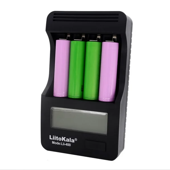 Аккумуляторная батарея Liitokala lii 400 LCD 3 7 V/1 2 V AA / AAA 18650/26650/16340/14500/10440/18500|Зарядные