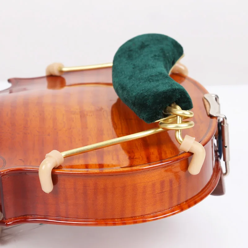 Violin shoulder pads Metal Soft Acoustic Violin Shoulder Rest Pad 1/2 3/4-4/4 1/4-1/8 Size Fiddle Violin Parts Accessories enlarge