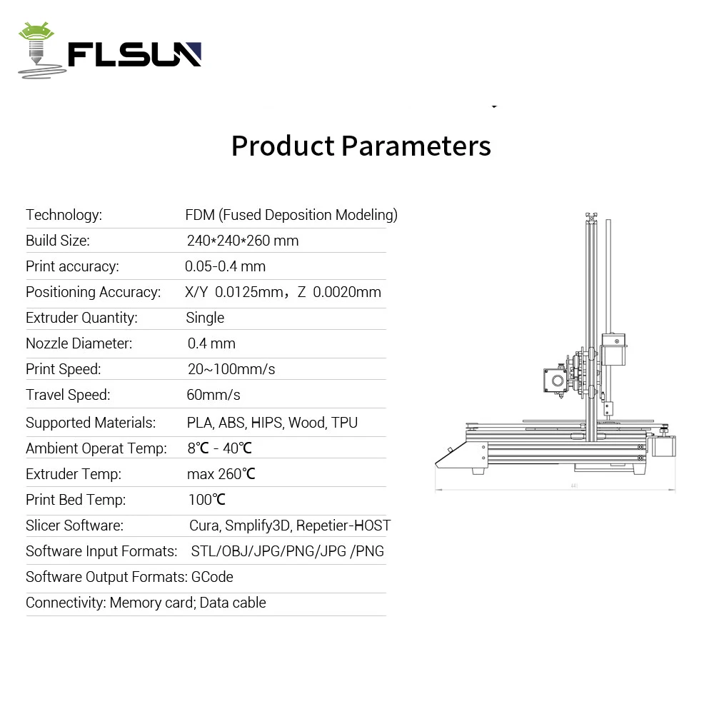 2018 Flsun новейший F4 3D принтер Высокая точность Быстрый пользователь DIY KIT Hotbed новый