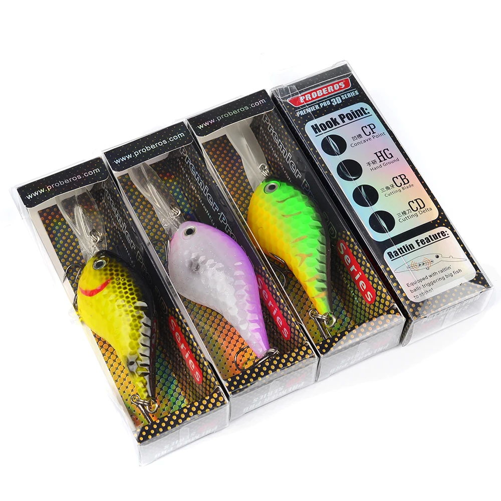 1 шт. Новый дизайн мяч для гольфа Ямочка Адреналин приманки 6 цветов рыбы 11 5 см/23 г