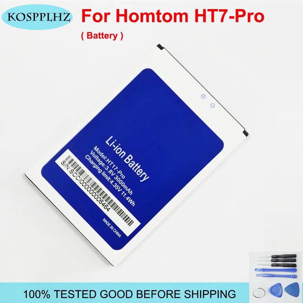 Оригинальный аккумулятор на 3000 мА · ч для Homtom HT7 Pro высокого качества HT 7