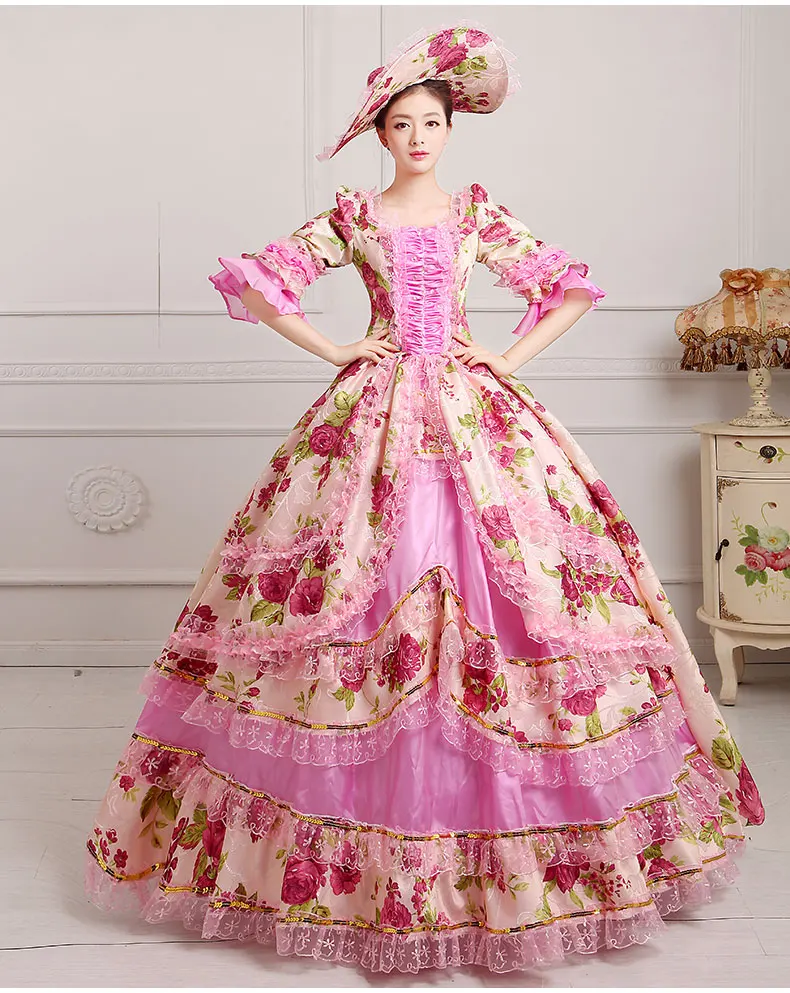 Роскошное бальное платье для коронации 18 века средневековое историческое