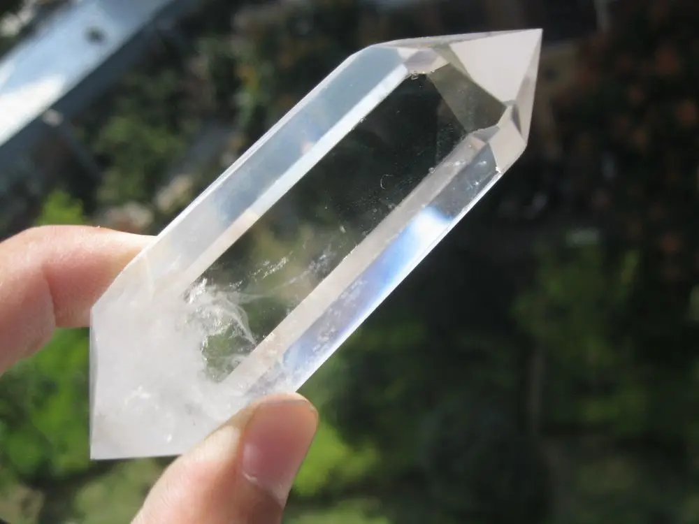 488 фунтов (г) Натуральный прозрачный кварцевый кристалл лечение в две точки | Дом и