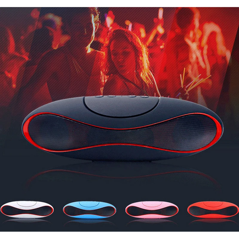 Лучший Bluetooth беспроводной динамик в форме регби мини супер бас Портативный HIFI