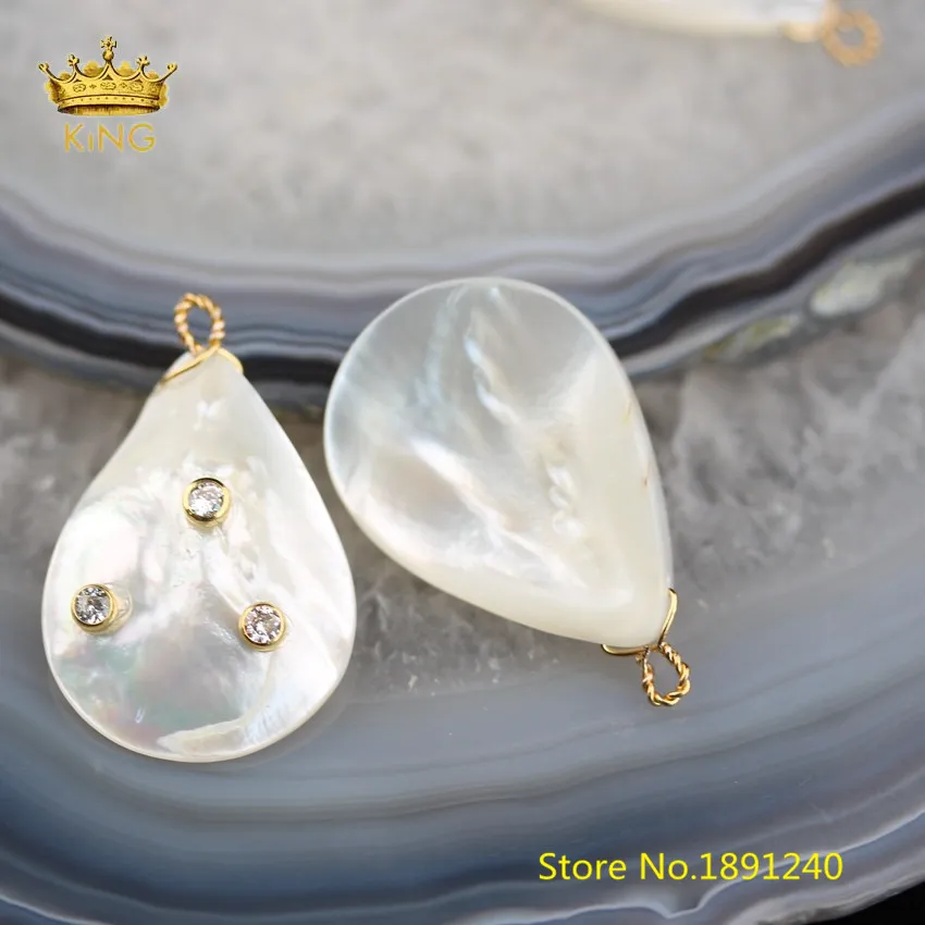 5 шт. ожерелье с каплевидными ракушками ювелирные изделия жемчужные раковины