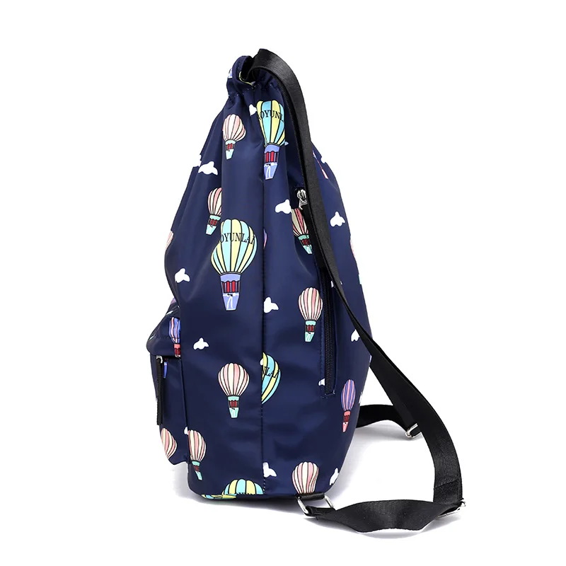 Mochilas harajuku bolsos нейлоновая сумка на шнурке женщин водонепроницаемый рюкзак
