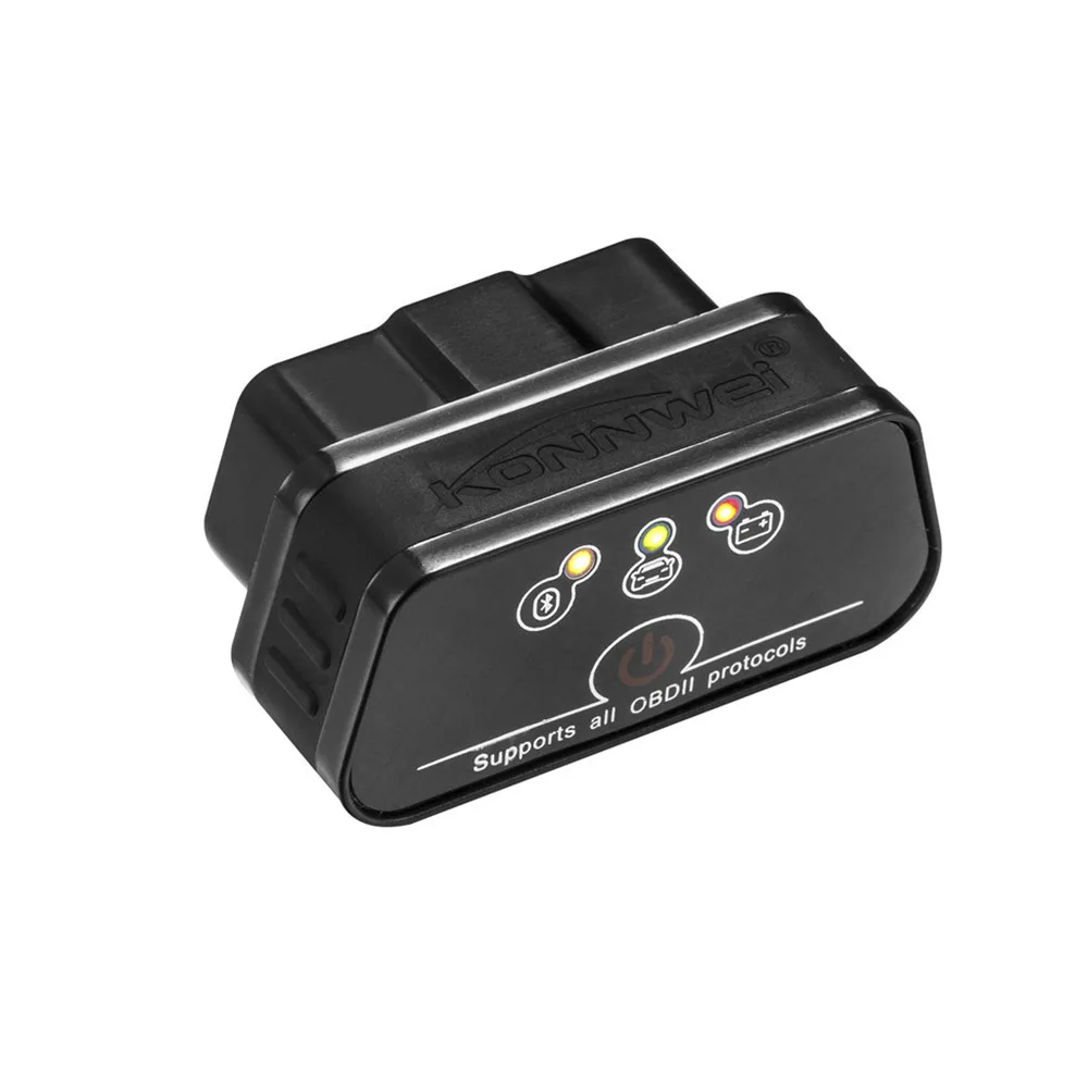 B Konnwei OBD2 ELM327 Android Bluetooth 3,0 адаптер Автомобильный сканер автомобильный диагностический инструмент автомобильный код ошибки считыватель ODB2 ELM327# A - Цвет: B