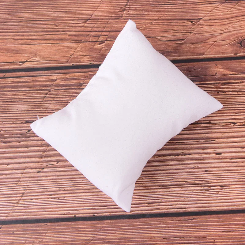 cotton material 1 шт., кожаный браслет из искусственной кожи или бархата, подставка для часов, держатель для ювелирных изделий, коробка для хранения, чехол-органайзер, подарок на день рождения - Цвет: cotton material