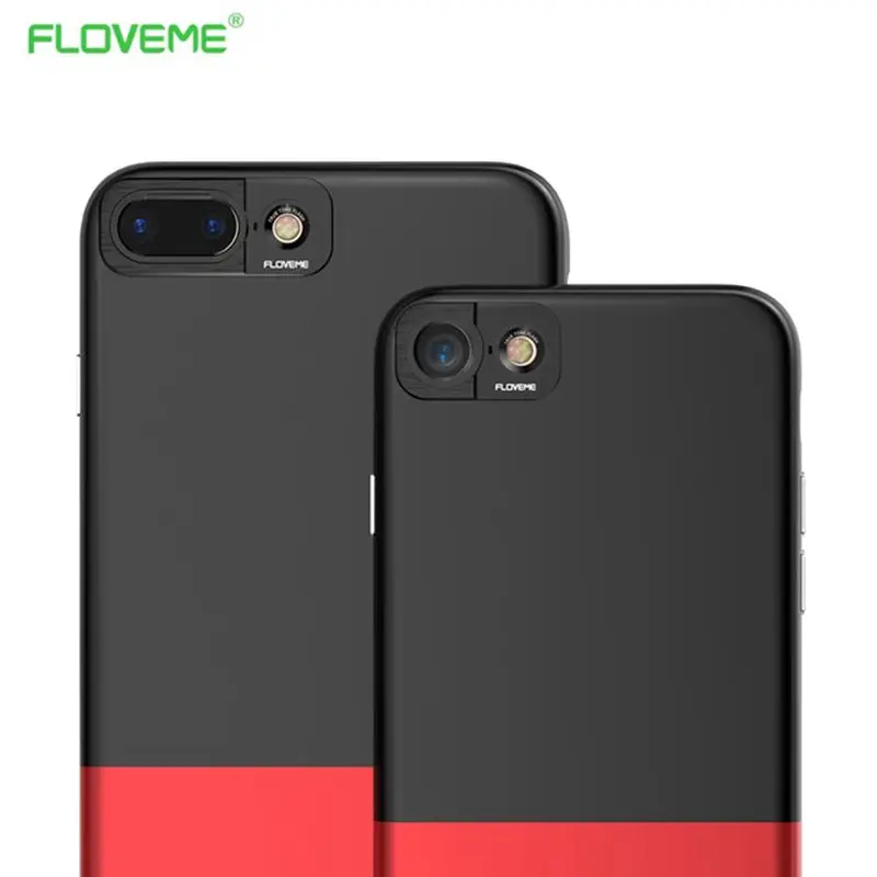 FLOVEME гибридная Съемная гладкая маслом Жесткий Чехол для айфона 6 6S плюс чехол
