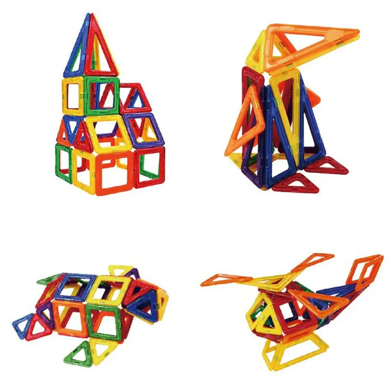 72cs Magformers стандартный размер магнитные строительные блоки 3D Diy модель игрушки