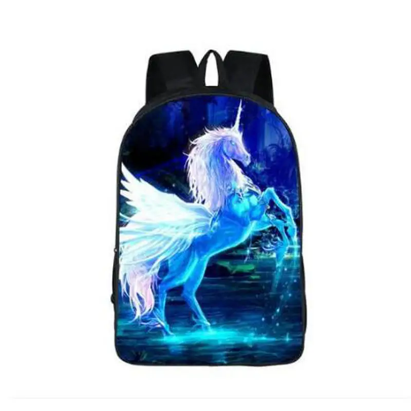 Рюкзак с изображением пони/единорога для подростков мальчиков и девочек