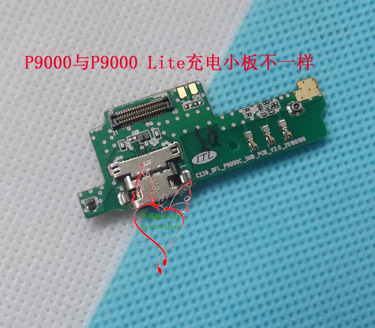Новая USB плата для Elephone p9000 Lite зарядная док станция P9000 с разъемом Type C и микрофоном