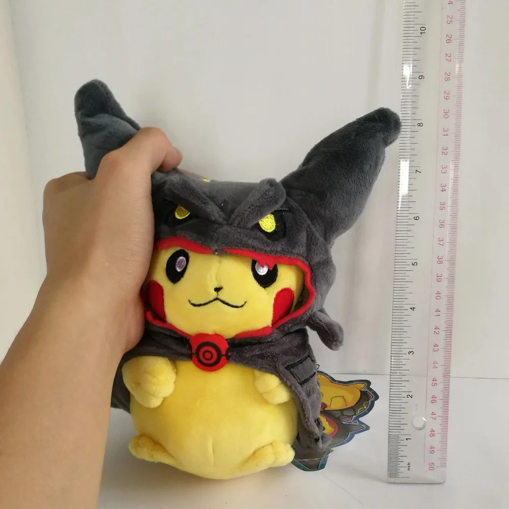 Роскошный блестящий Мега Rayquaza накидка плюшевый Пикачу мягкая игрушка