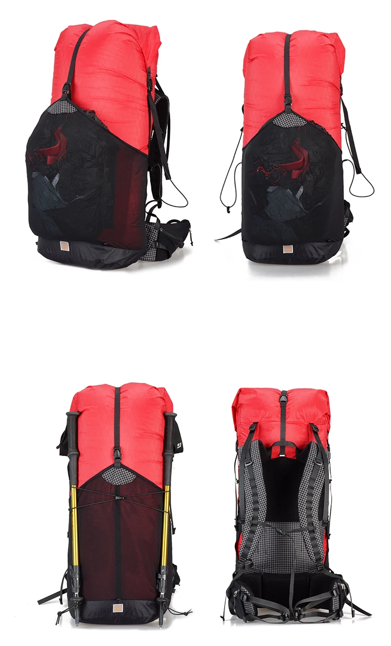 3F UL GEAR 55L большой рюкзак для скалолазания XPAC уличная Сверхлегкая рама меньше пакетов сумки легкие прочные дорожные походные рюкзаки