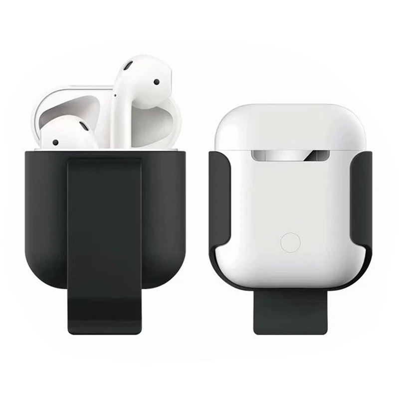 Высокое качество силиконовые Airpods зажим для талии ремешок наушников