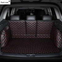flash mat leather car trunk mats for bmw e30 e34 e36 e39 e46 e60 e90 f10 f30 x1 x3 x4 x5 x6 1234567 car cargo liner