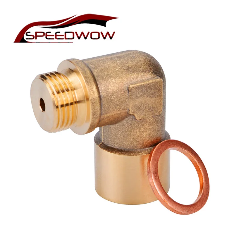 SPEEDWOW M18 x1.5 кислородный датчик лямбда расширитель разделитель выхлопа 90 градусов