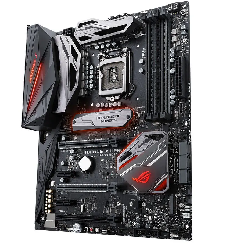 ASUS MAXIMUS X HERO(Wi-Fi AC) ROG players страна M10H Z370 материнская плата используется 90% Новинка