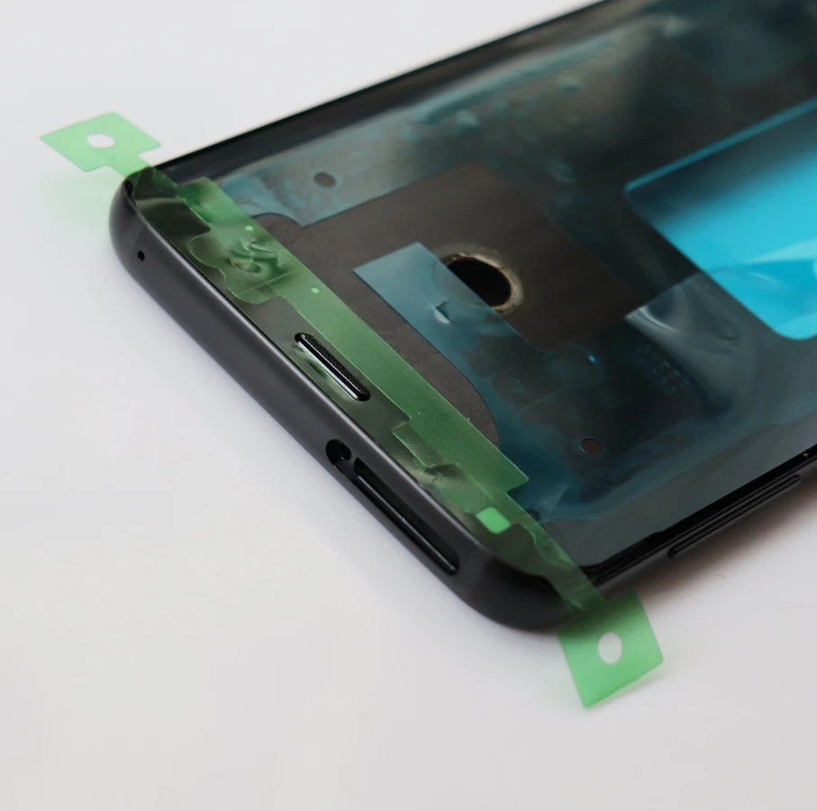 Оригинальная средняя рамка для samsung Galaxy S9 G960 G960F S9+ Plus G965 G965F металлический корпус ободок шасси части+ сигнальный контакт