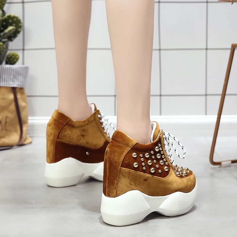 Новинка женские ботильоны на высокой платформе коллекция 2018 года сезон осень