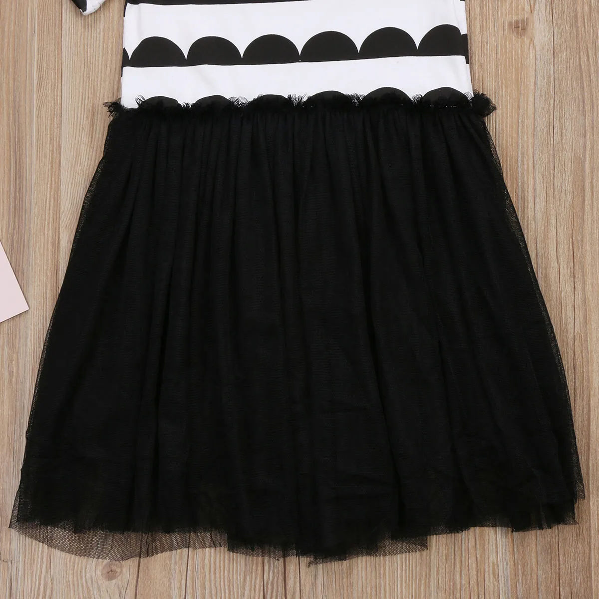 Платье принцессы для малышей новинка 2019 черное кружевное платье-пачка