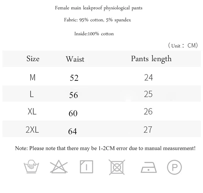 2pcs/Set Cotton Physiological Period Leak Proof Menstrual Panties Breathable Seamless Soft High Quality Women Underwear Breifs