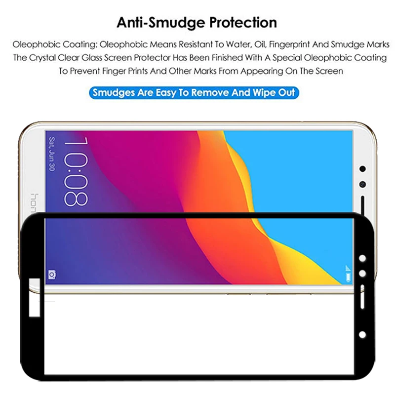 Для huawei honor 7a 7c pro 7x Защитное стекло для экрана полное покрытие защита экрана закаленное стекло для huawey honor 7 honer 7 a c x