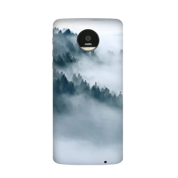 Неба облако silent туман горные пейзажи ветер синий Чехол Moto для Motorola Z Z2 силы играют