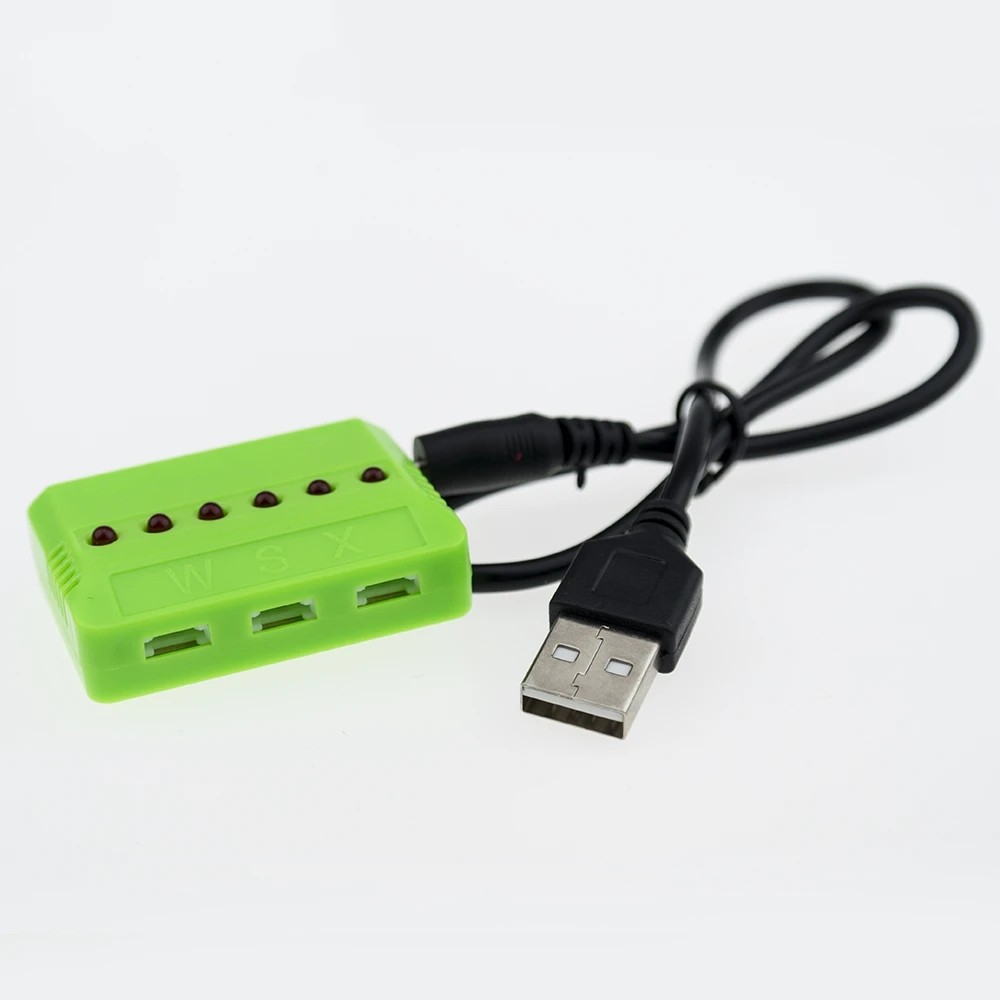 6 шт. 3 7 в 260 мАч Lipo батарея и 1USB зарядное устройство для JJRC H8 Eachine Мини RC