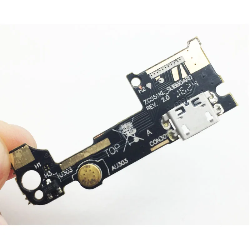 Оригинальная Замена для Asus Zenfone 3 Laser ZC551KL Mic usb зарядная док-станция порт Contector гибкий кабель