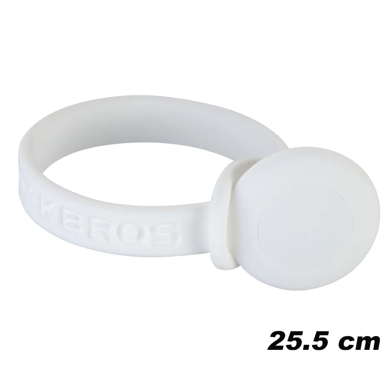 White 25.5cm ROCKBROS водостойкий для горного велосипеда дорожный велосипед светодиодный фонарик многофункциональный велосипедный фонарь сигнальный задний фонарь зажим для штанов пояс духовности - Цвет: White 25.5cm
