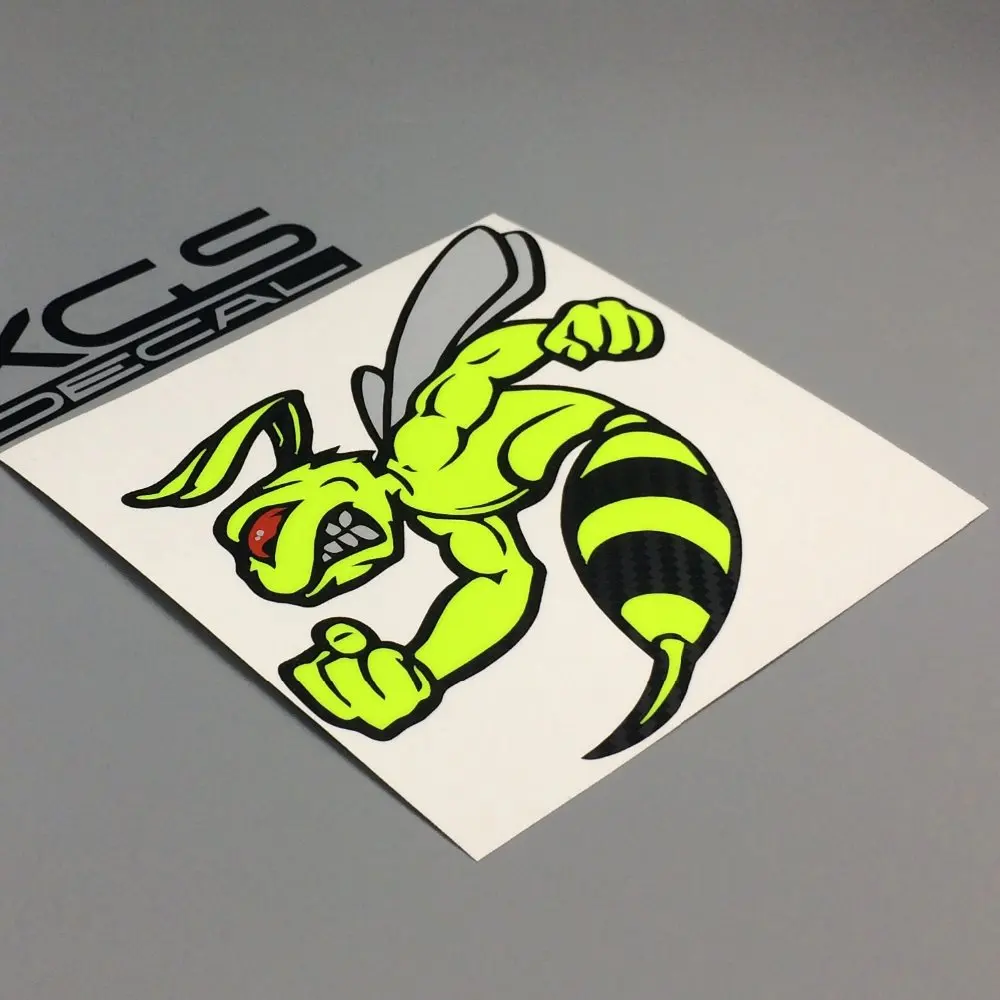 car vinyl multilayer decal sticker angry bee reflective waterproof stickers special for cars motorcycle truck boat | Автомобили и