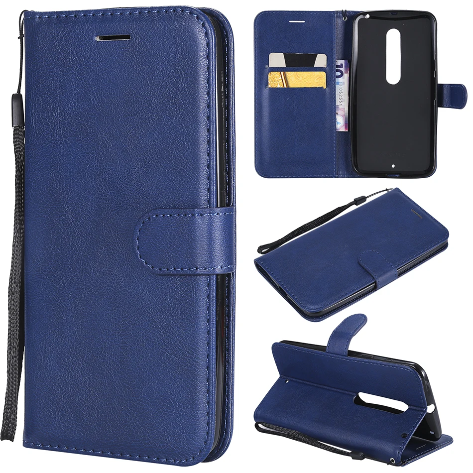 Кожаный чехол-книжка с бумажником для Motorola X style G2 G4 G5 G5S G6 C Plus Z3 Play Z Force E4 E5 Moto One power P30 Note чехол для телефона