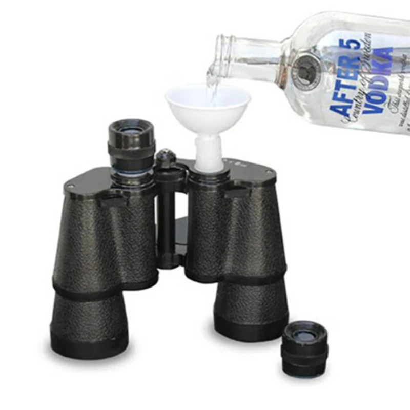 Бинокль фляга 16 унций путешествия портативный открытый бутылка для воды