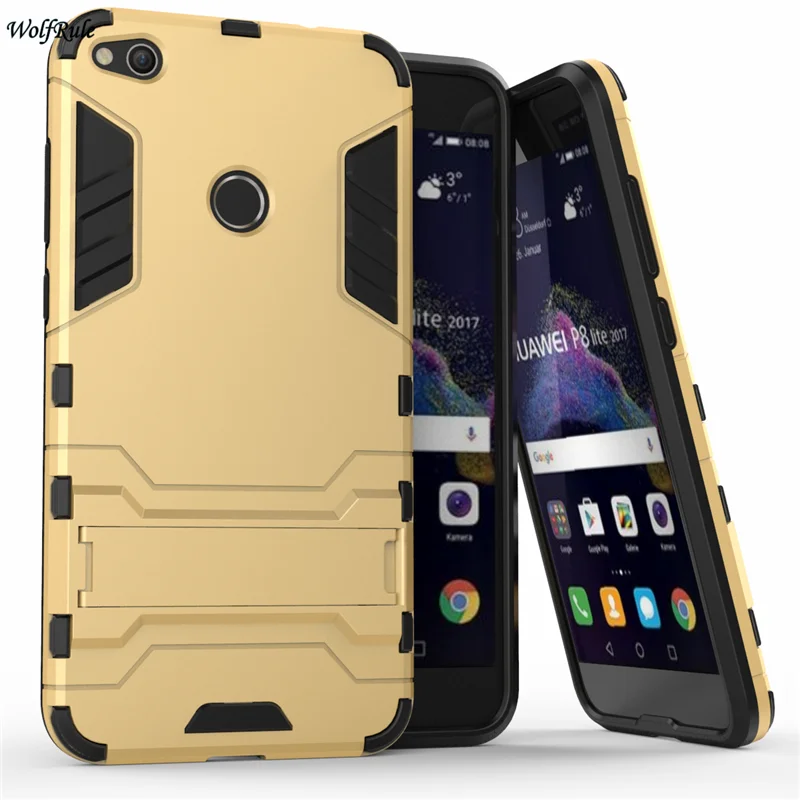 Huawei P8 lite 2017 чехол gr3 5 2 &quotсиликоновый и пластиковый держатель для P9 2017|case for huawei