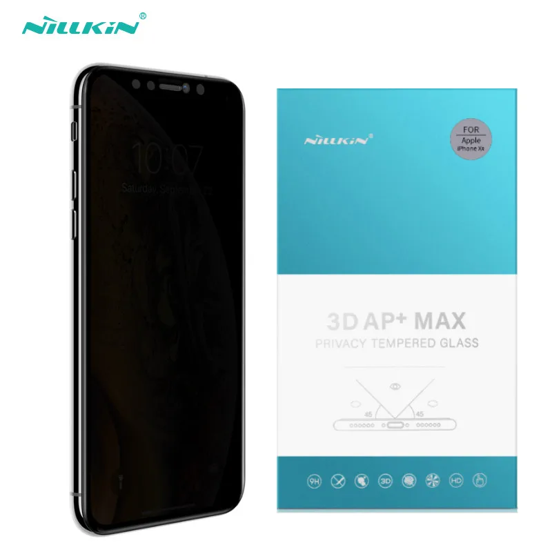 Защитное стекло NILLKIN закаленное для iPhone XR 3D AP + MAX | Мобильные телефоны и аксессуары